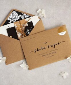 High quality luxury wedding stationery and greeting card envelopes
