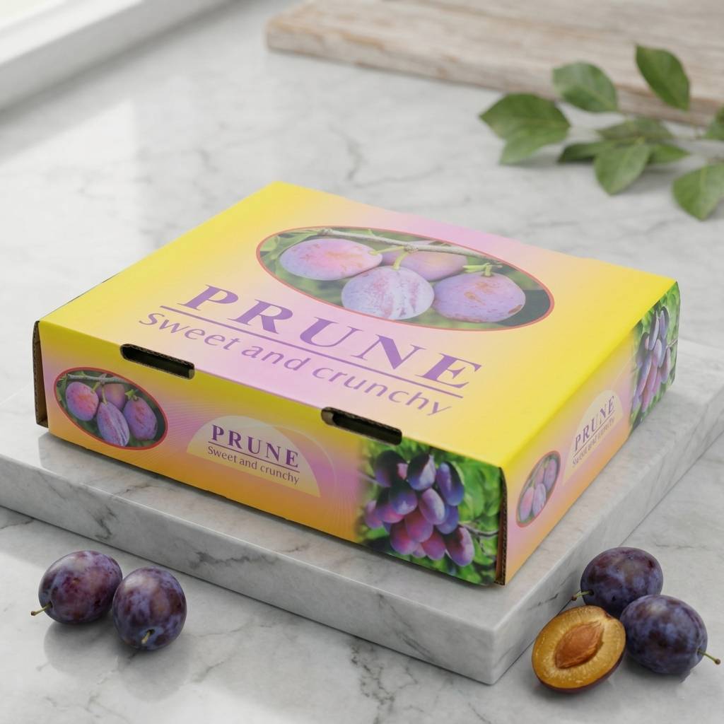 Custom logo fresh produce display box Custom logo fresh produce display box