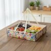 Luxury Fruit Gift Packaging Box with Ribbon Handles