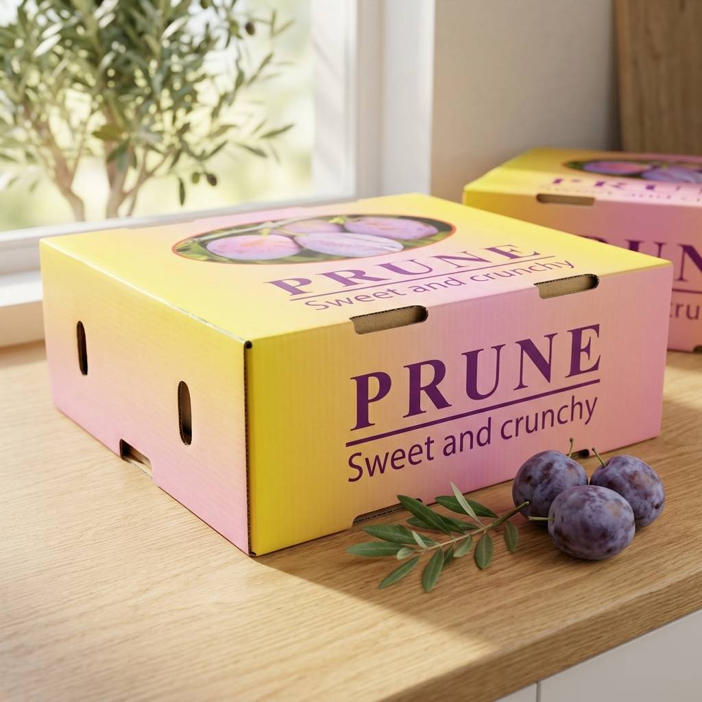 Retail fruit display box with custom printing Retail fruit display box with custom printing