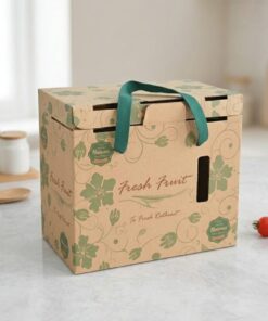 Supermarket Fresh Shelf Display Corrugated Paper Box Processing