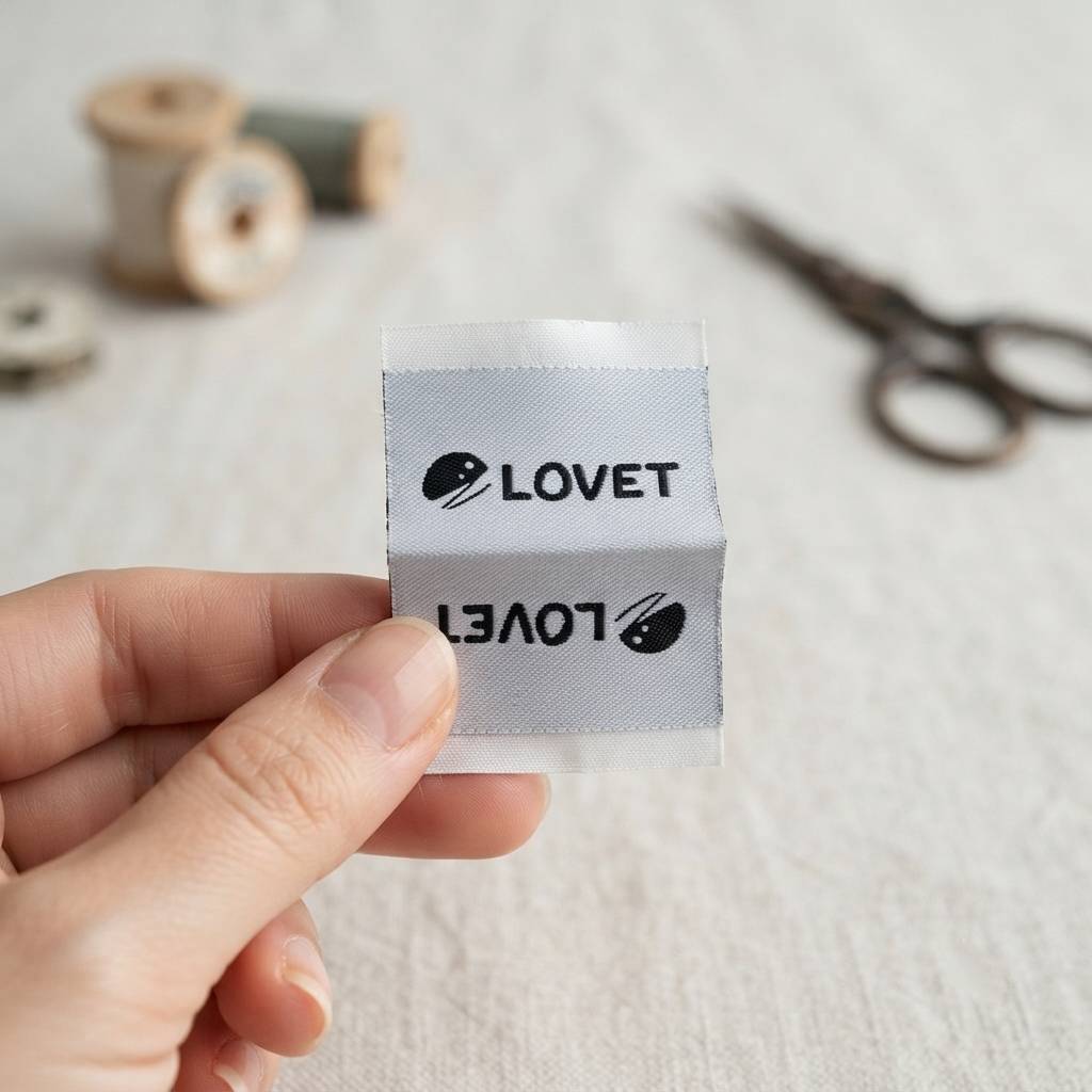 Minimalist style clothing brand woven labels Minimalist style clothing brand woven labels