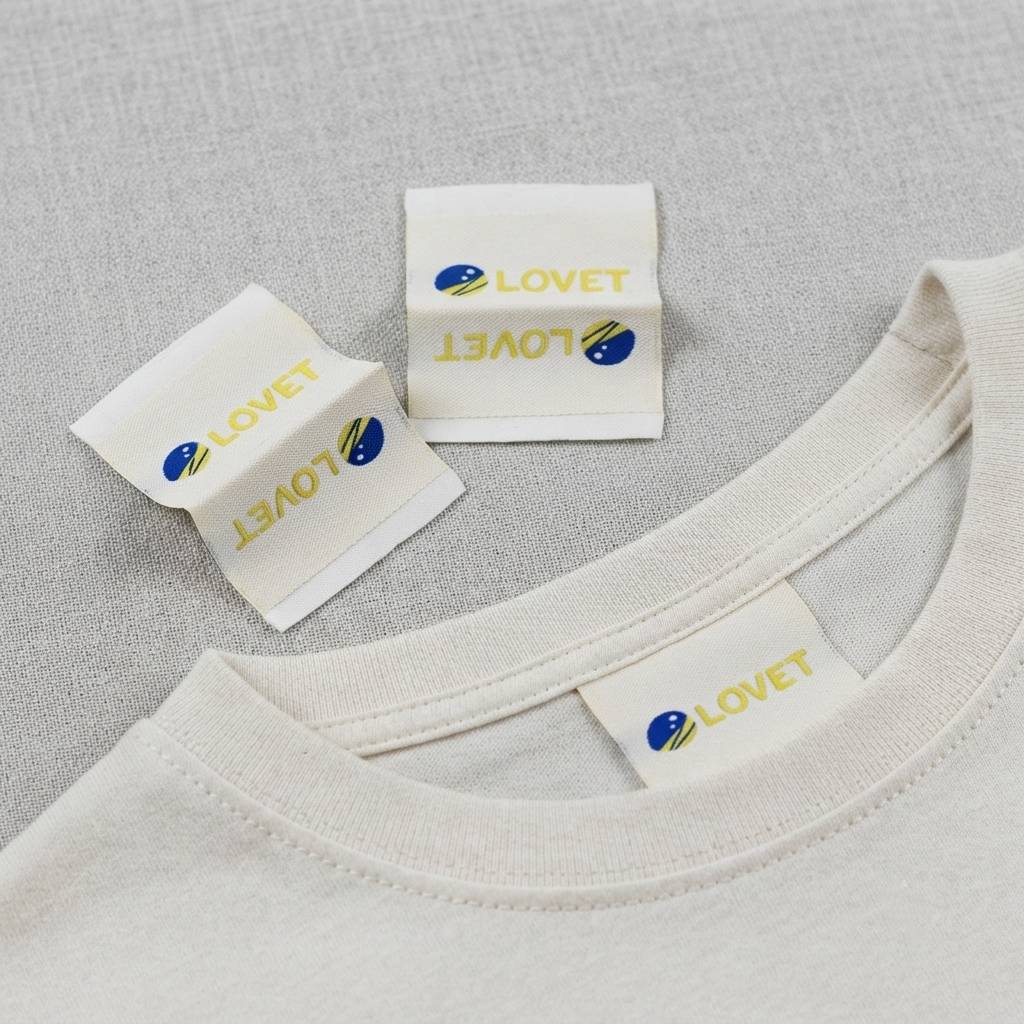 Personalized brand logo fabric labels bulk Personalized brand logo fabric labels bulk