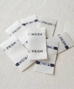 Center fold garment neck woven labels wholesale
