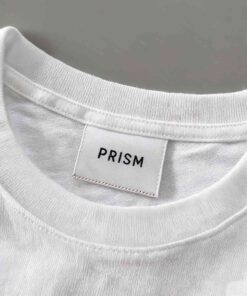 Custom double-sided woven labels for t-shirts