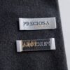 Soft damask woven labels for fashion brands