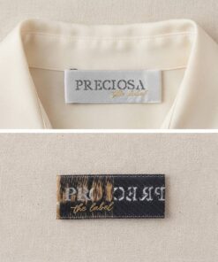 Personalized garment branding fabric labels wholesale