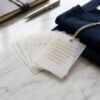 Custom frosted PP hang tags for clothing