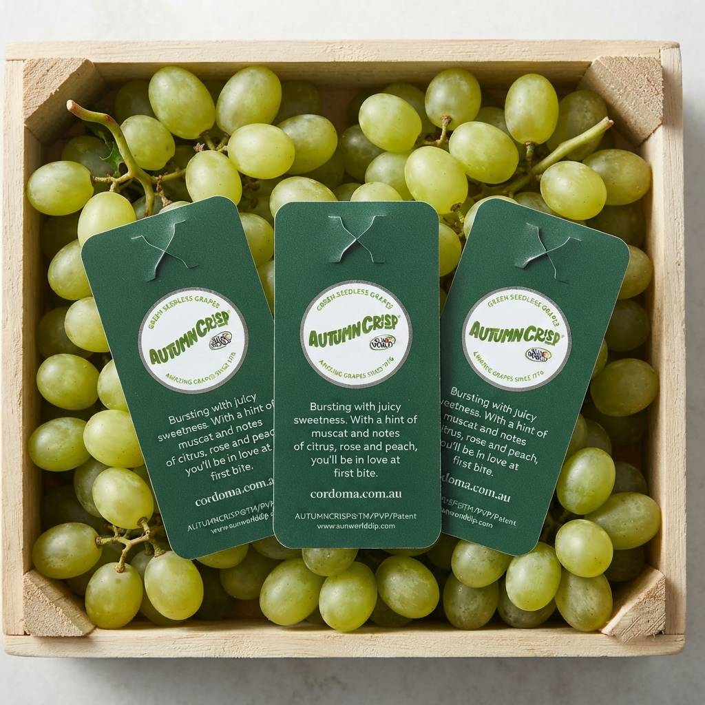 Eco-friendly orchard fruit packaging paper hang tag Eco-friendly orchard fruit packaging paper hang tag