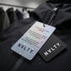custom printed plastic hang tags for jacket