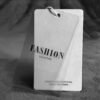 waterproof plastic swing tag for apparel packaging