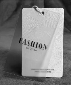 waterproof plastic swing tag for apparel packaging