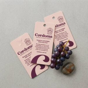 Fruit Brand Hang Tag Detail View Fruit Brand Hang Tag Detail View