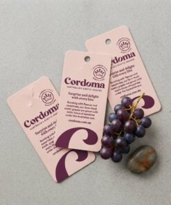 Custom shape fruit label tag for gift boxes