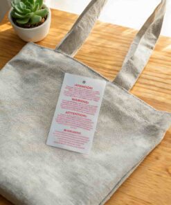 custom waterproof pp clothing hang tag
