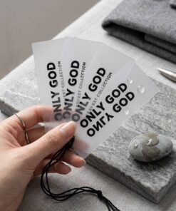 durable rectangle pp plastic clothing tag