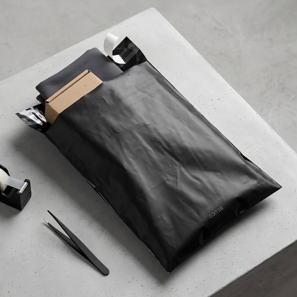 Bulk Custom Solid Black High-Strength E-commerce Logistics Packaging Bags Bulk Custom Solid Black High-Strength E-commerce Logistics Packaging Bags