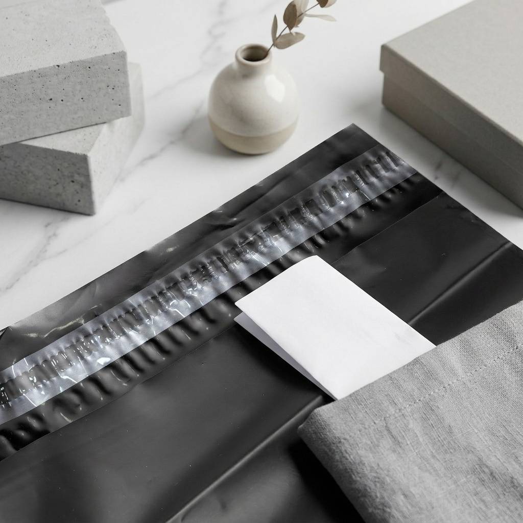 Self-Sealing Black Waterproof Mailing Bags for E-commerce Shipping Self-Sealing Black Waterproof Mailing Bags for E-commerce Shipping