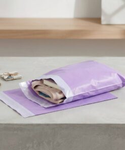 Wholesale Custom Printed Purple Poly Mailer Bags