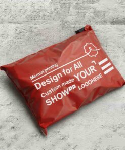 Wholesale Custom Printed Red Poly Mailer Bags
