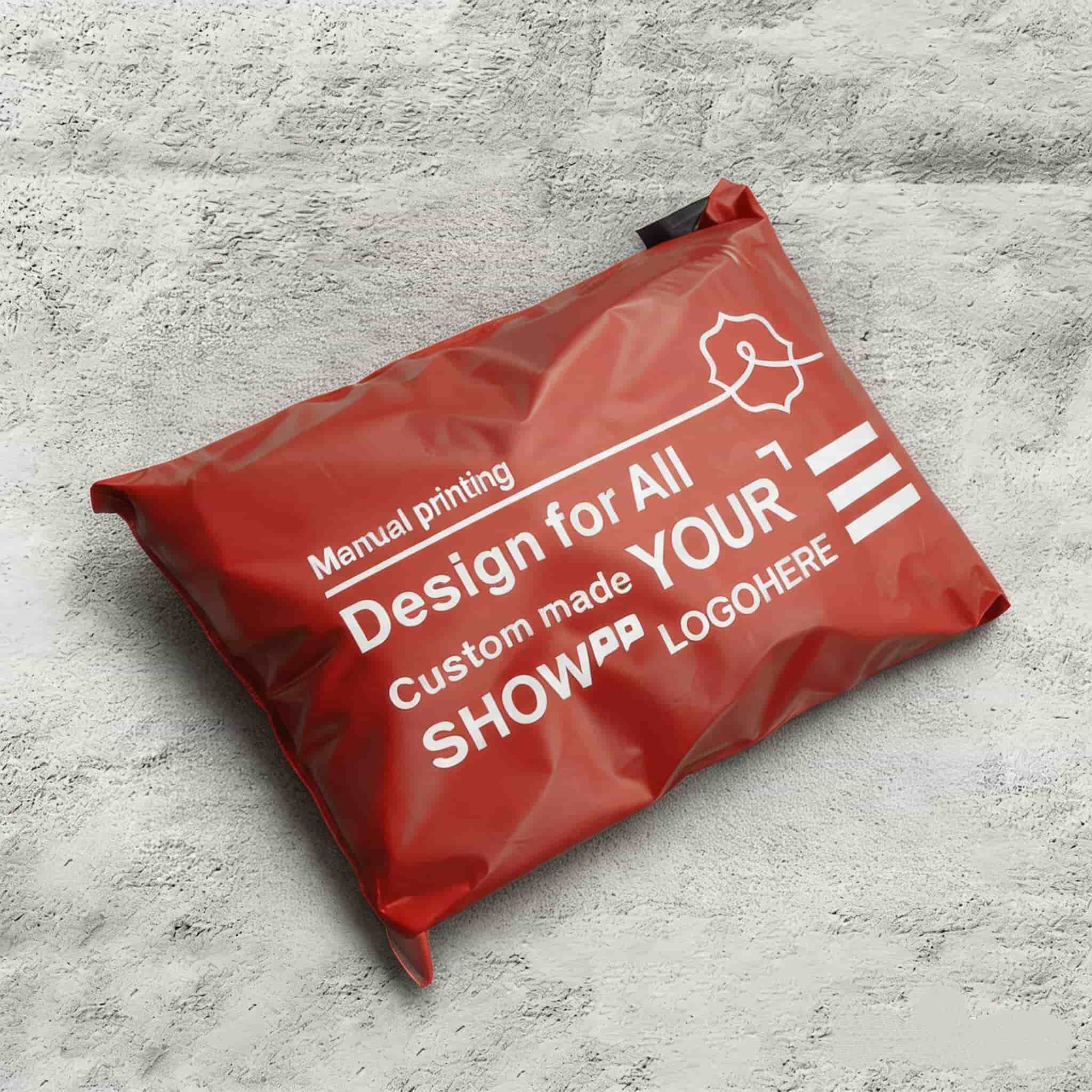 Wholesale Custom Printed Red Poly Mailer Bags Wholesale Custom Printed Red Poly Mailer Bags