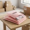Custom logo poly bubble envelopes for clothing packaging