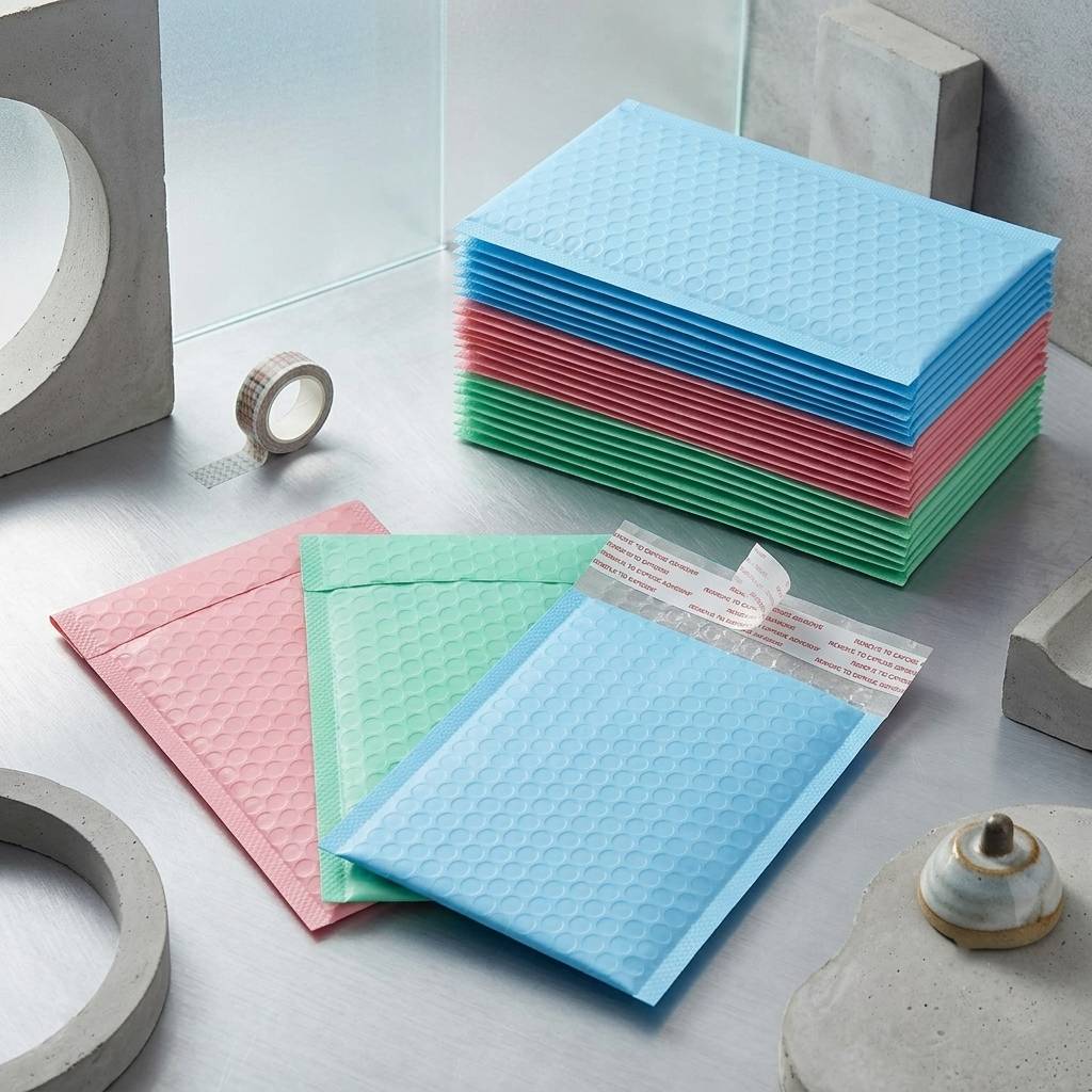 Bulk waterproof bubble mailing envelopes with shipping label pouch Bulk waterproof bubble mailing envelopes with shipping label pouch