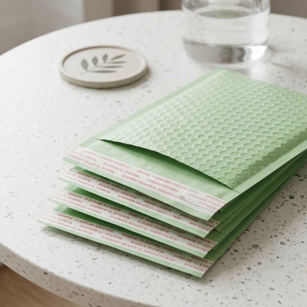Custom logo green padded shipping envelopes in bulk Custom logo green padded shipping envelopes in bulk