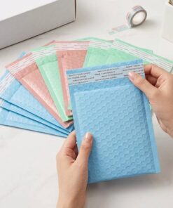 Wholesale pastel color poly bubble mailers