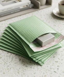 Wholesale mint green poly bubble mailers