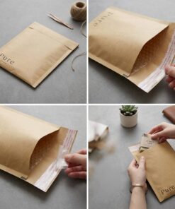 Wholesale custom printed kraft paper bubble mailers