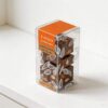 Custom retail packaging transparent PVC box with sleeve label