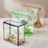 Custom retail packaging clear PVC box with handle supplier