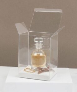 Custom clear PVC packaging box with insert wholesale