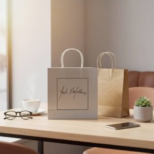 Wholesale Festive Paper Gift Bag With Handles