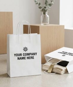 Luxury White Paper Packaging Bag Wholesale