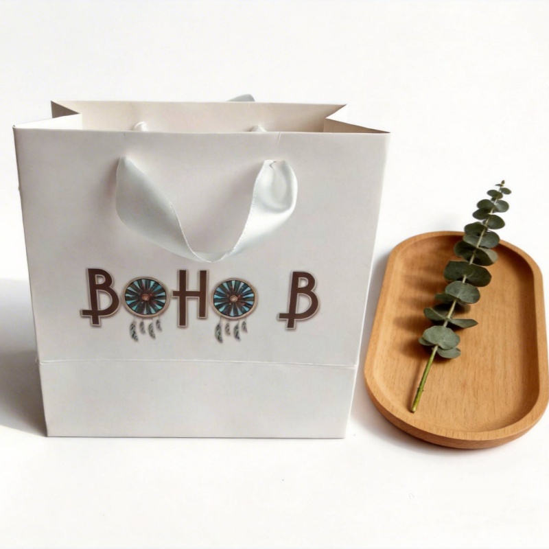 OEM Custom Brand Logo Paper Tote Bag for Accessories OEM Custom Brand Logo Paper Tote Bag for Accessories