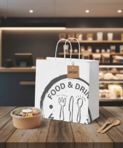 Custom Logo Kraft Paper Food Bag Wholesale