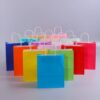 Custom Branded Rainbow Color Paper Gift Bag