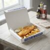 Custom fish and chips paper box packaging