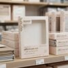 Wholesale clear window paper box for home textiles