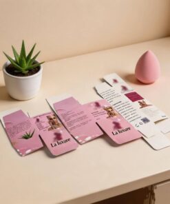 Eco-friendly paper carton packaging for beauty brands