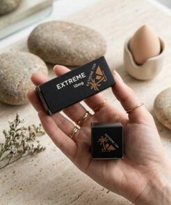Custom black paper card box for cosmetic packaging