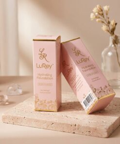 custom printed paper box for cosmetics and foundation primer