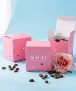 private label pink cardboard box for retail display