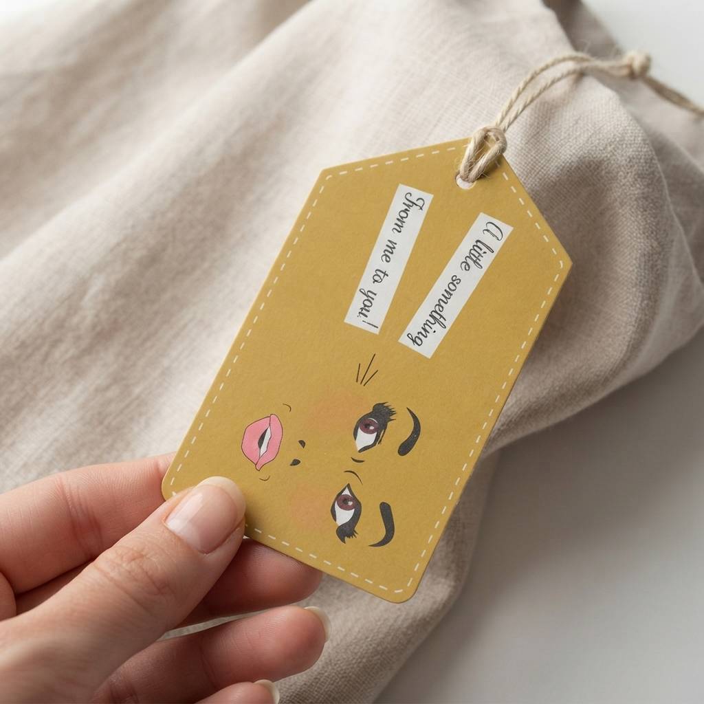 Creative printed brown paper tags for retail packaging Creative printed brown paper tags for retail packaging