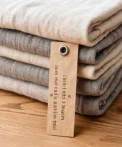 eco friendly home textile cardboard hang tag
