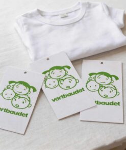 Wholesale custom printed apparel paper hangtags