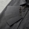 Matte black paper hang tags with natural twine