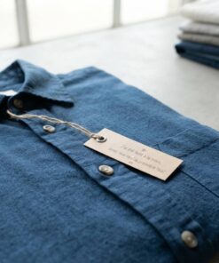 wholesale natural kraft paper label for fabric